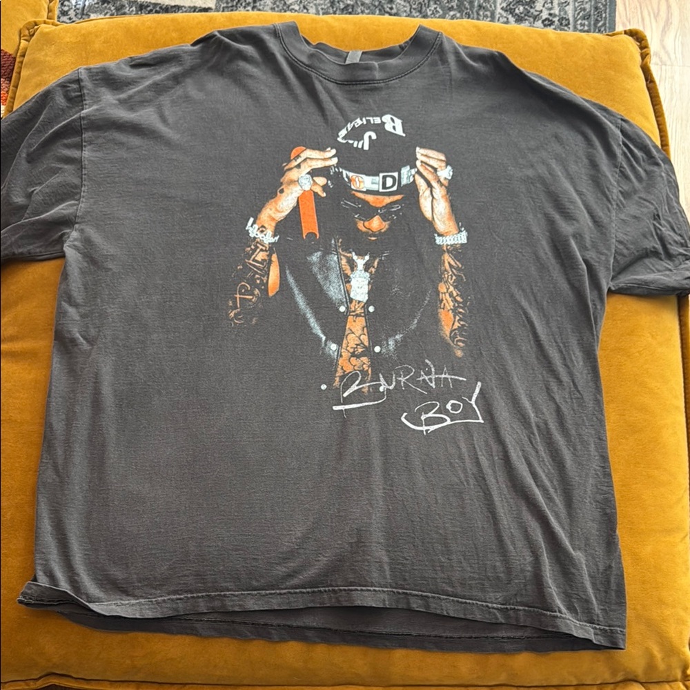Burna Boy I told them tour Black Graphic T-Shirt